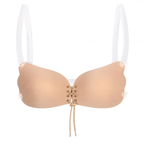 Allegra - Cleavage Control Backless Stick On Bra + Invisible Straps